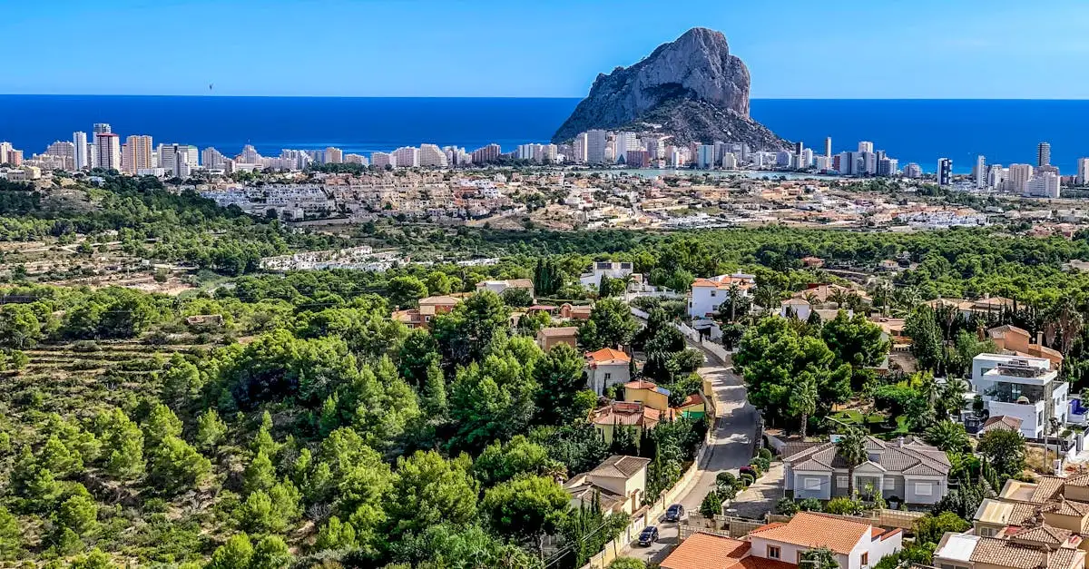 Calpe bij Alicante en Valencia