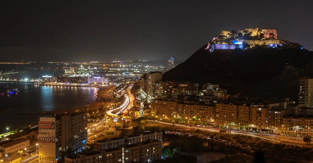 Het kasteel van Santa Bárbara in Alicante