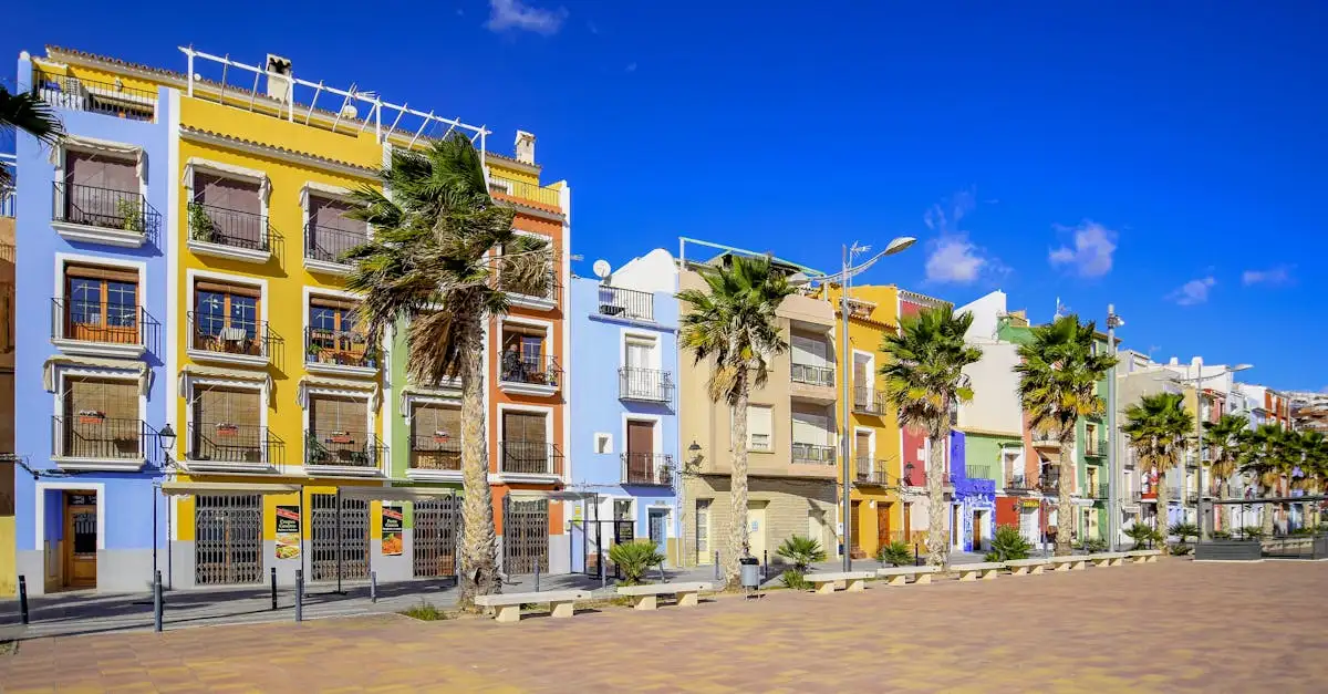 Stranden en boulevard van Villajoyosa